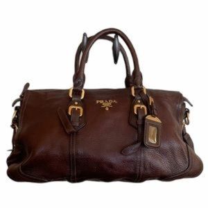 PRADA SHOULDER BAG WITH STRAP 100% AUTHENT…